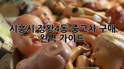 시흥시 정왕4동 중고차 구매 완벽 가이드